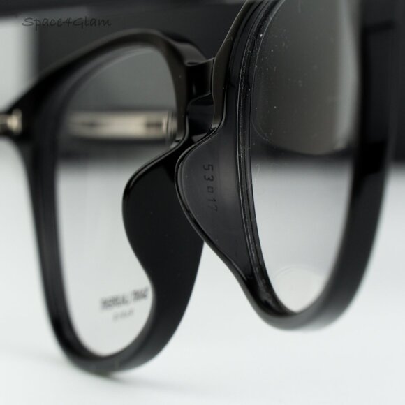 BRAND NEW Saint Laurent SL724/F 001 Black Demo Square Women Eyeglasses - Picture 7 of 11